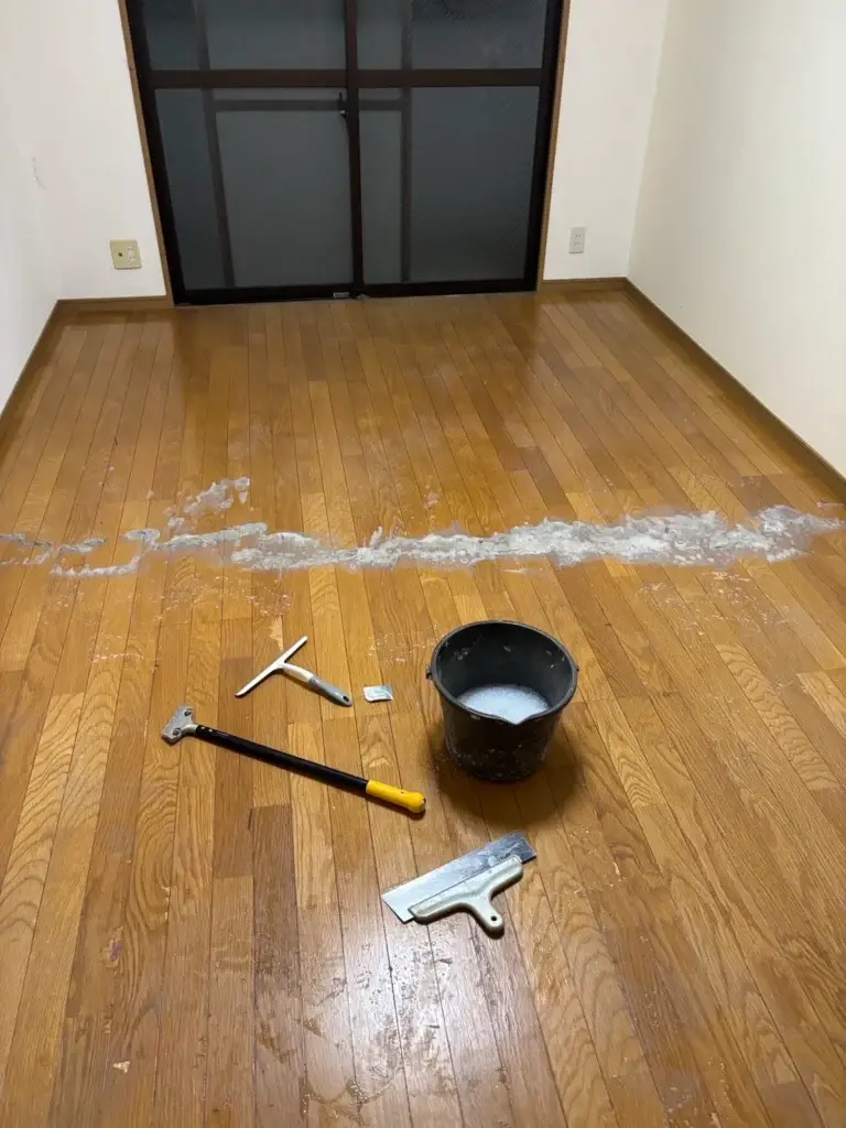 洋室の床リフォーム